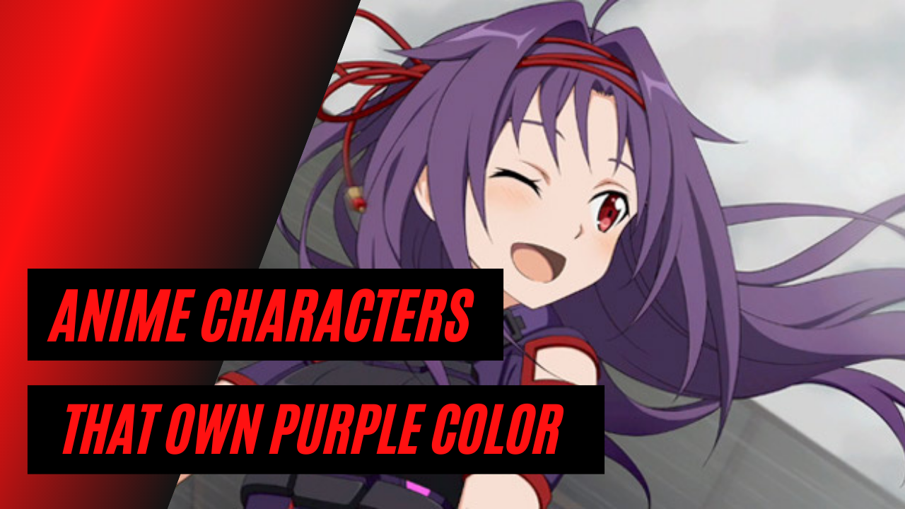 What famous anime characters have purple hair  Quora