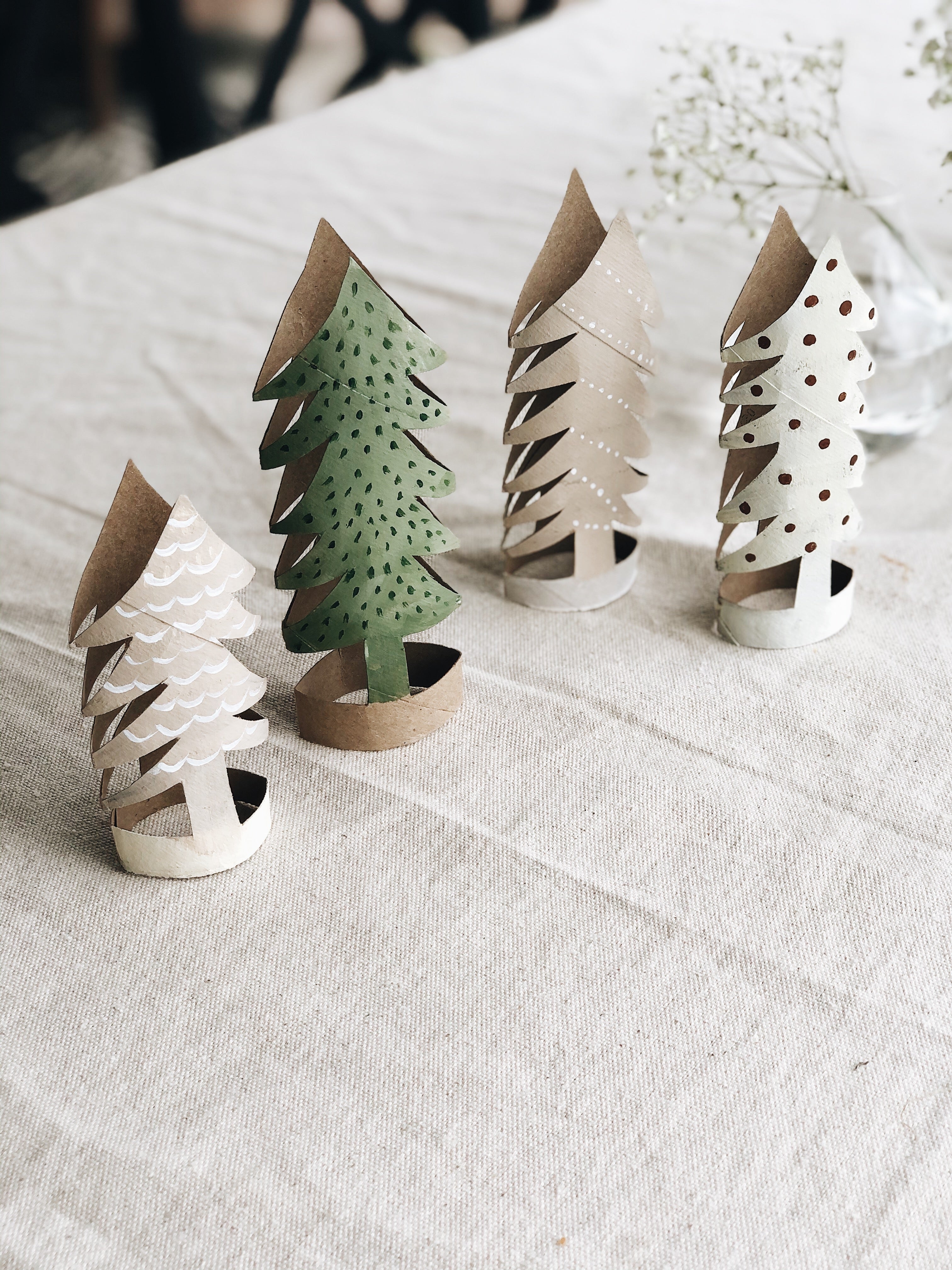 DIY  Toilet Paper Roll Christmas Tree Forest – Coley Kuyper Art