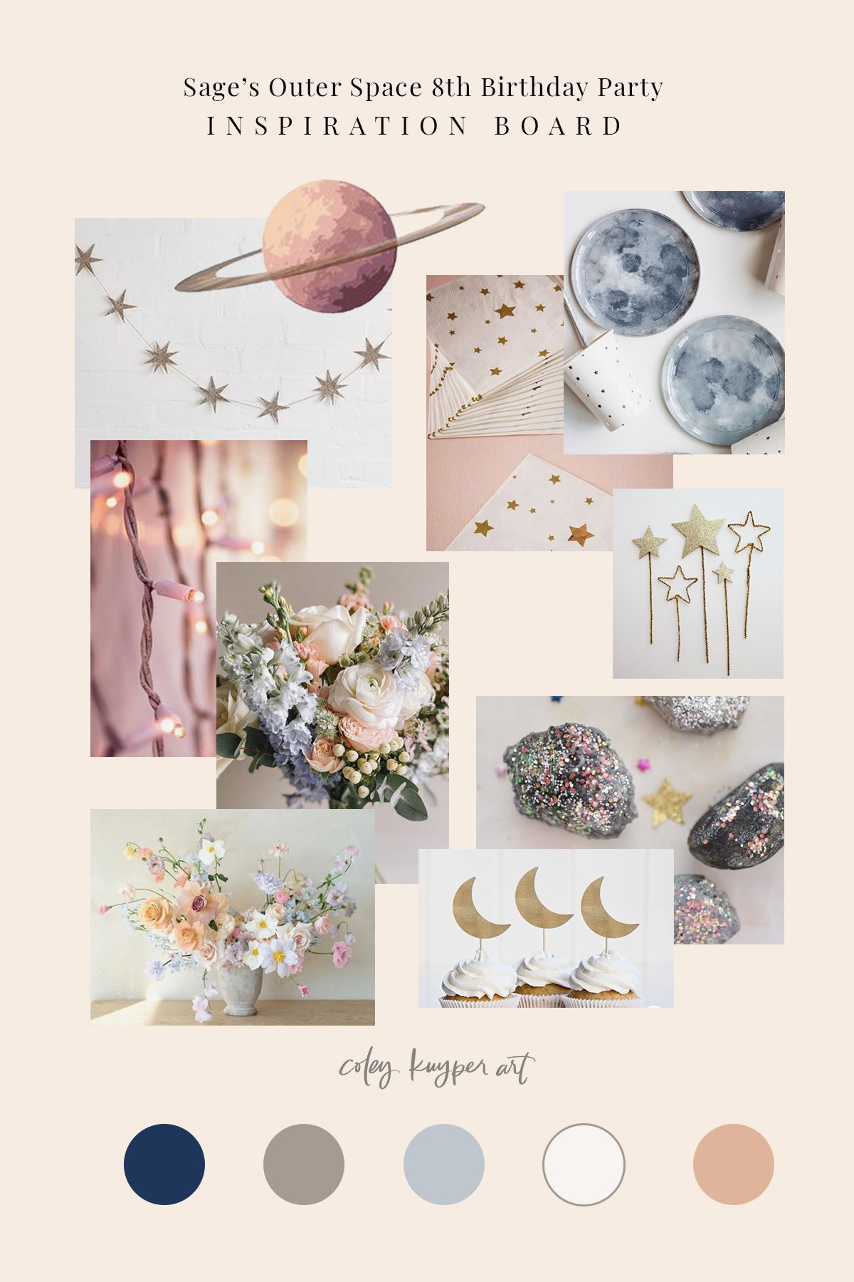 outer space party ideas inspiration