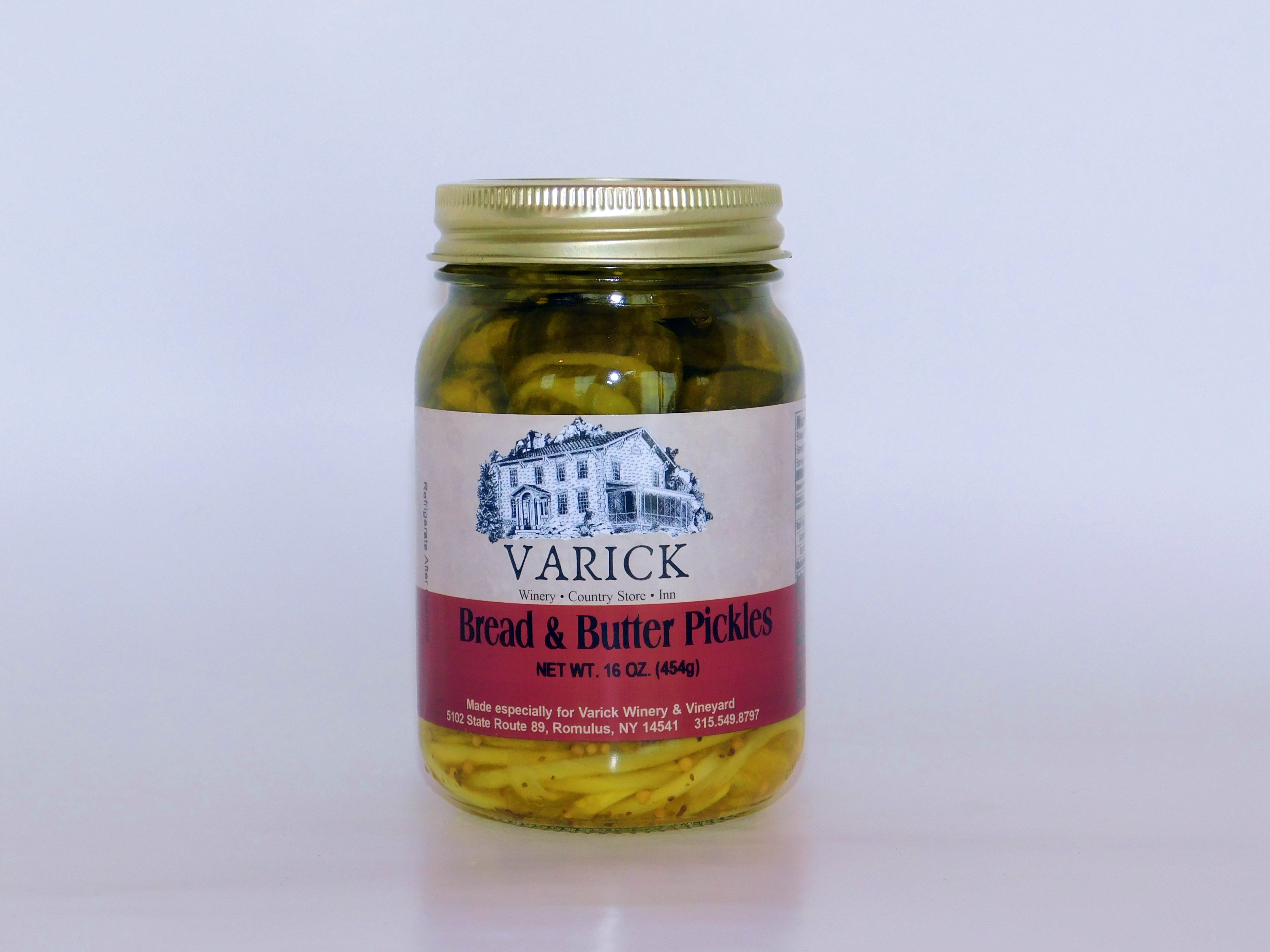 Bread Butter Pickles Varick Winery Vineyard