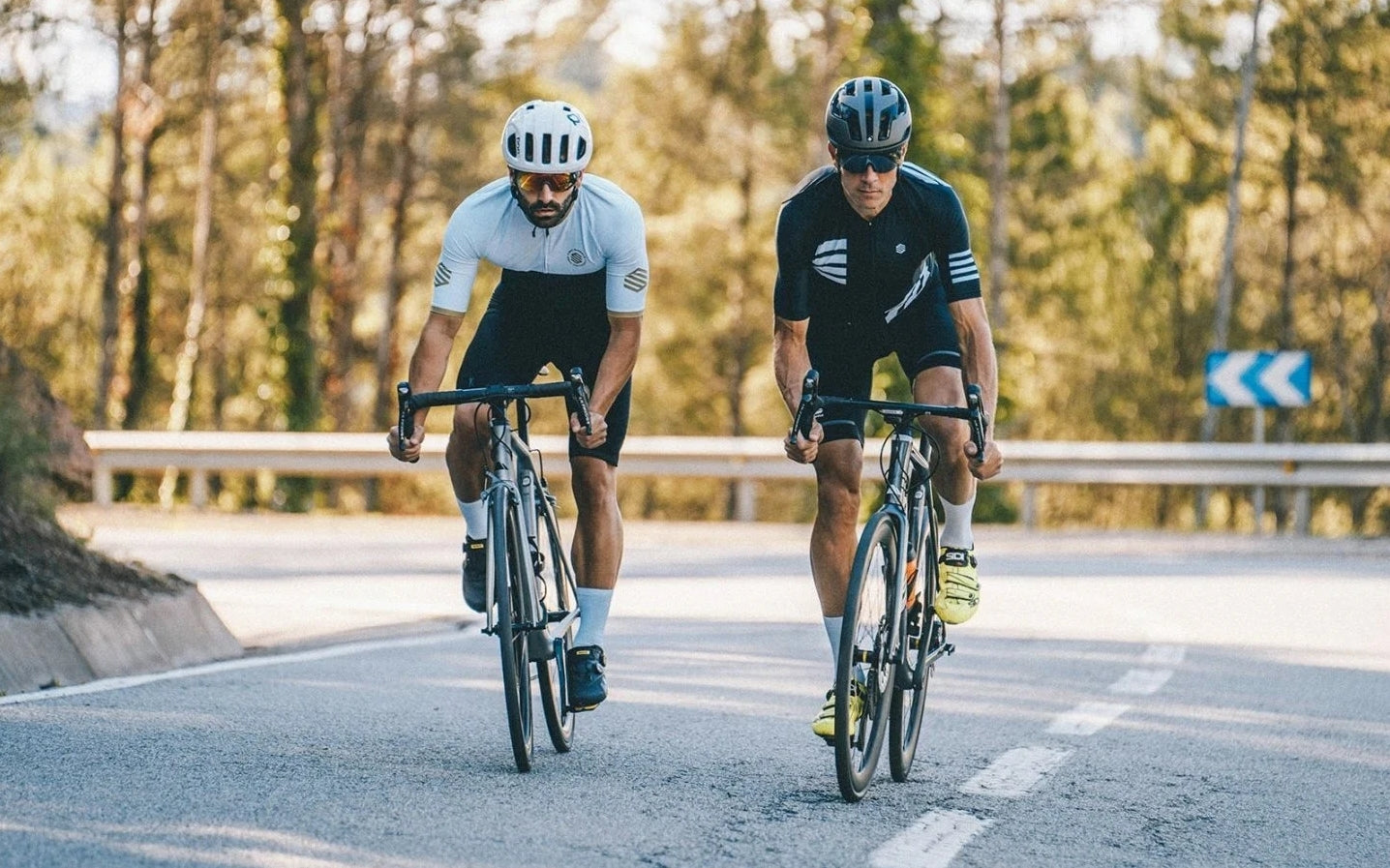 Men Cycling wearing Cycling Glasses - Solar Bat USA 2022