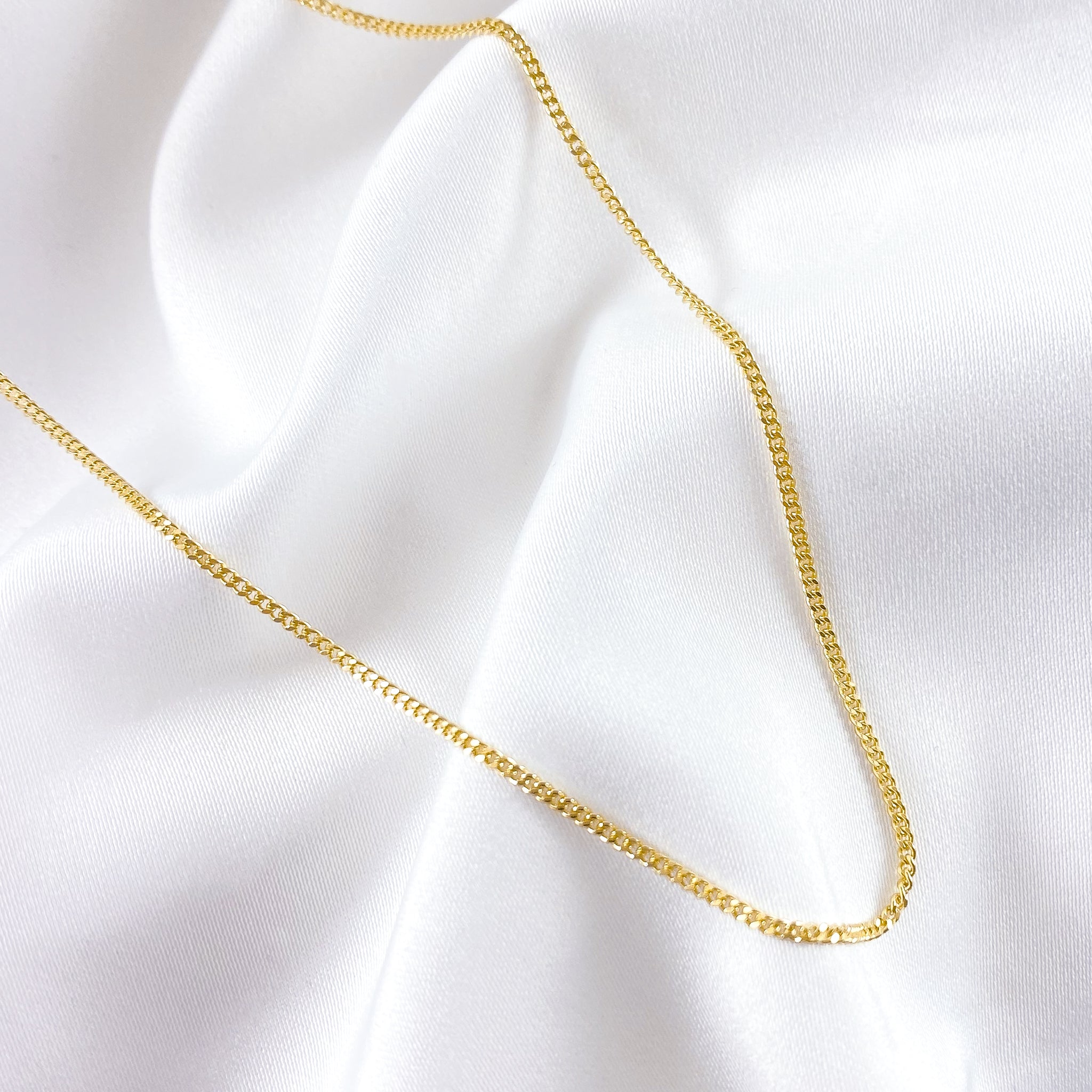 45cm 9ct Gold Chain 2.5mm | Gold Necklace | UbyKate