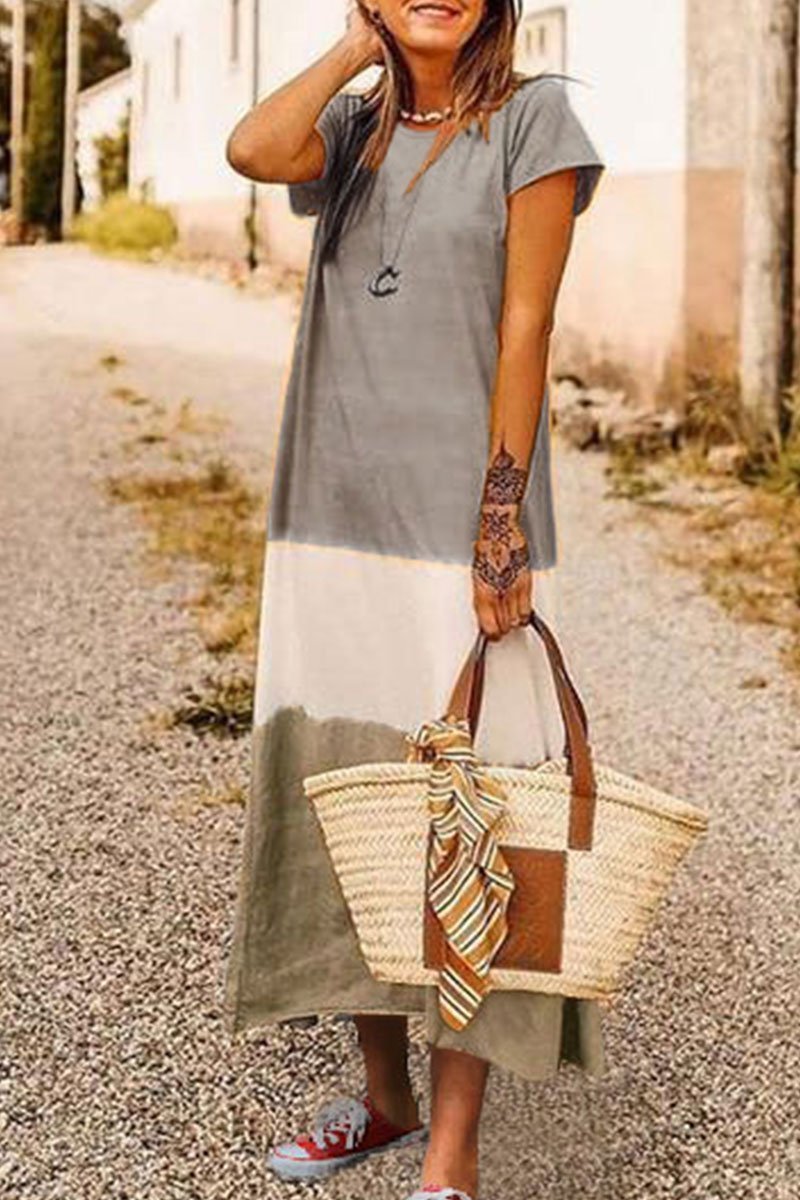 Florcoo Bohemian Sleeveless Side Slit Maxi Dress