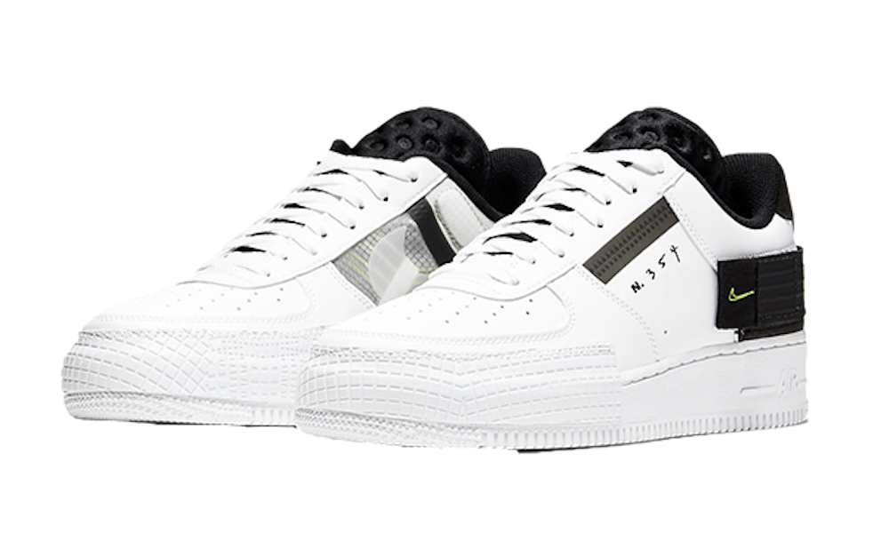 Air Force 1 Drop Type White Black Volt 