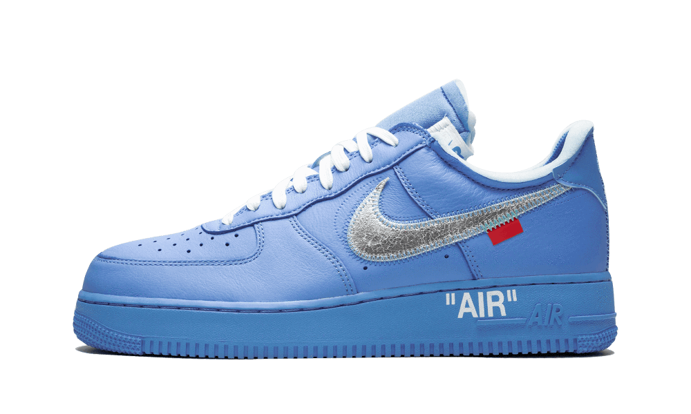 nike off white air force one blue