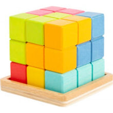 Load image into Gallery viewer, Wooden 3D Geometric Shapes Puzzle Cube
