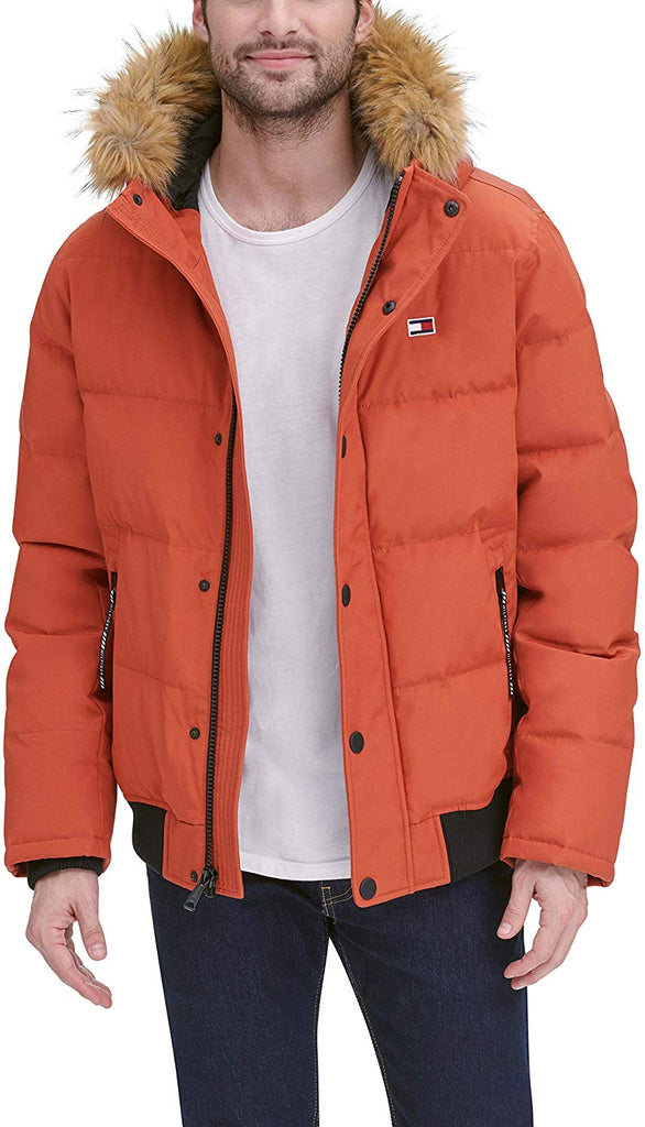 tommy hilfiger arctic hooded bomber jacket