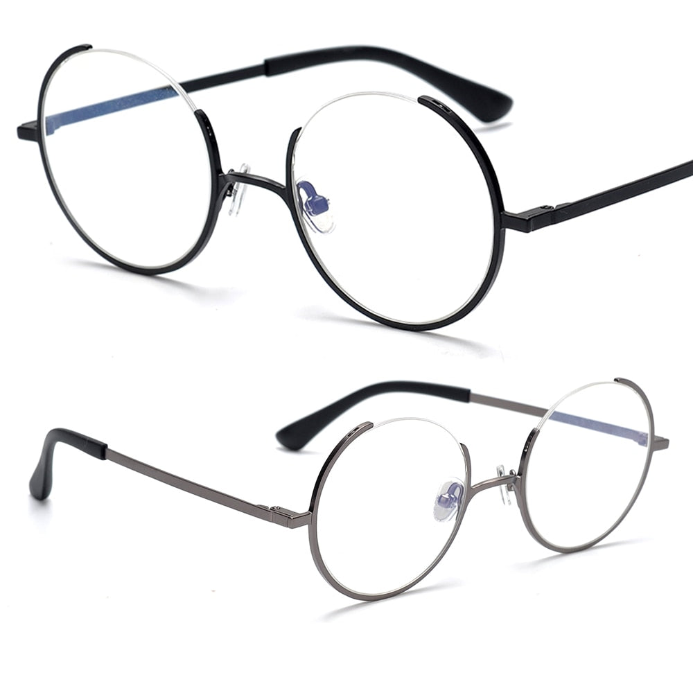 retro round prescription glasses