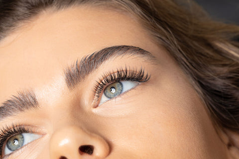 Close-up of Classic Eyelash Extensions