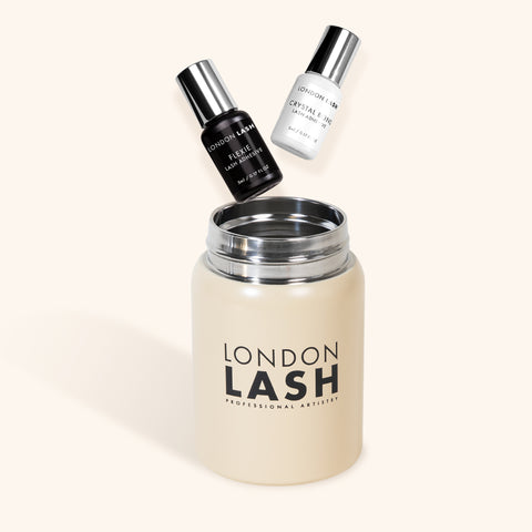 Airtight container for lash technicians