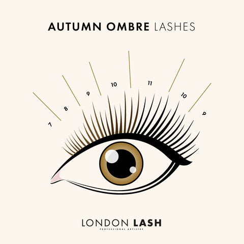 Autumn season Angel lashes for wedding lashes