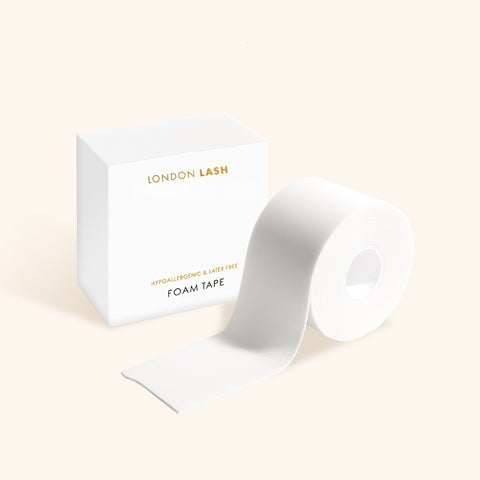 Foam lash tape for eyelash extensions