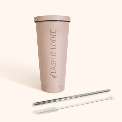 Drinks tumbler for a Lash Technician