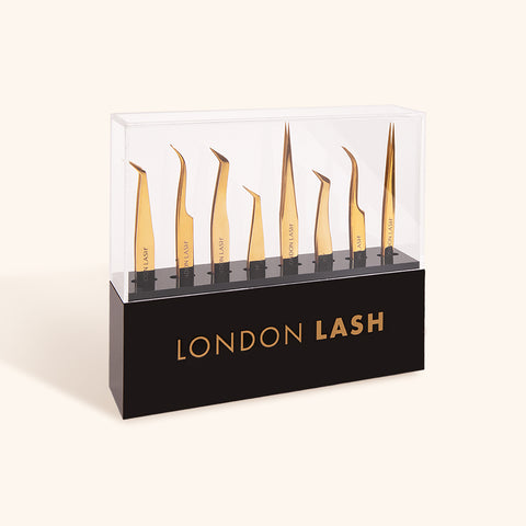 Tweezer holder for lash tweezers