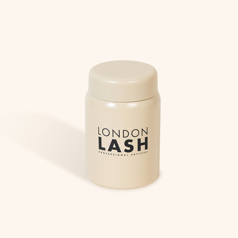 Airtight container for lash extension products and brow lamination products