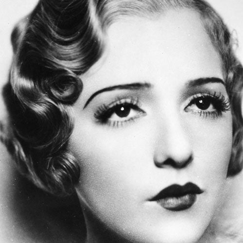 Bebe Daniels Eyelashes in 1920s silent cinema