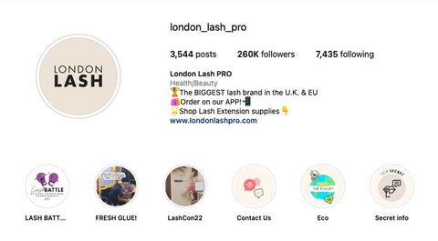 how to write an instagram bio, best lash extensions instagram accounts, lash artist tips and tricks, business tips for beginner lash techs