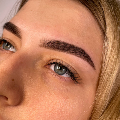 Henna brows before and after