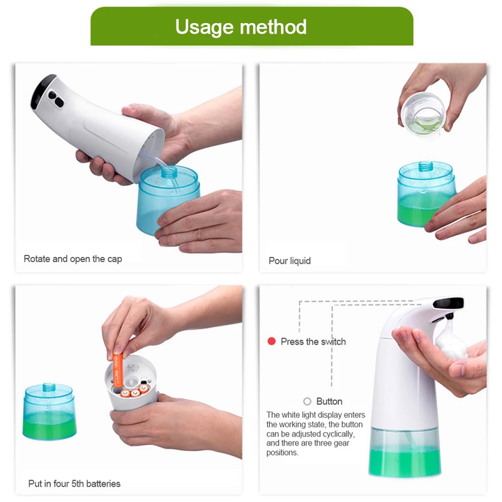 how to open liquid soap dispenser