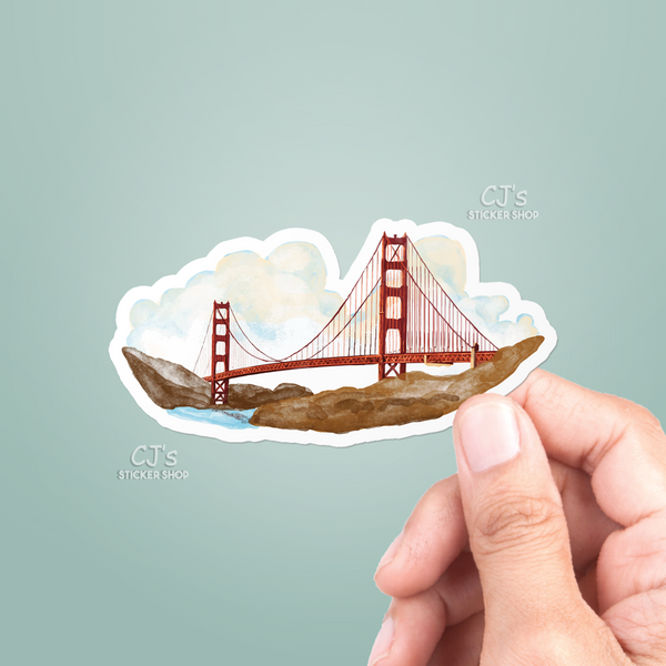Golden Gate Bridge Sticker