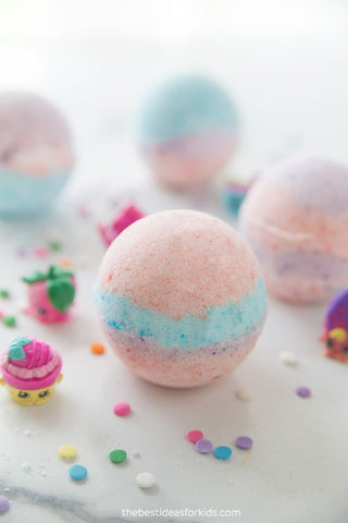 homemade bath bomb