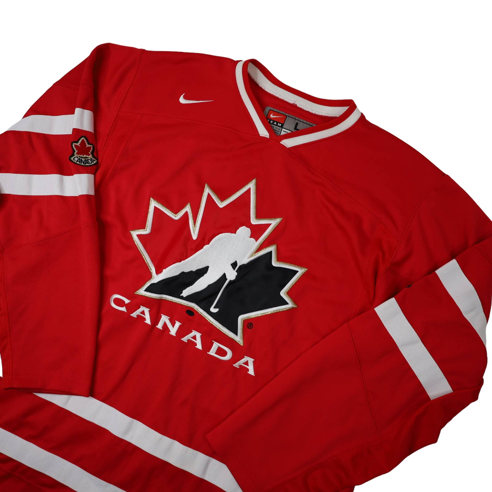 Adjunto archivo Mar nicotina Vintage Nike Canada Olympics IIHF Hockey Jersey - L – Jak of all Vintage