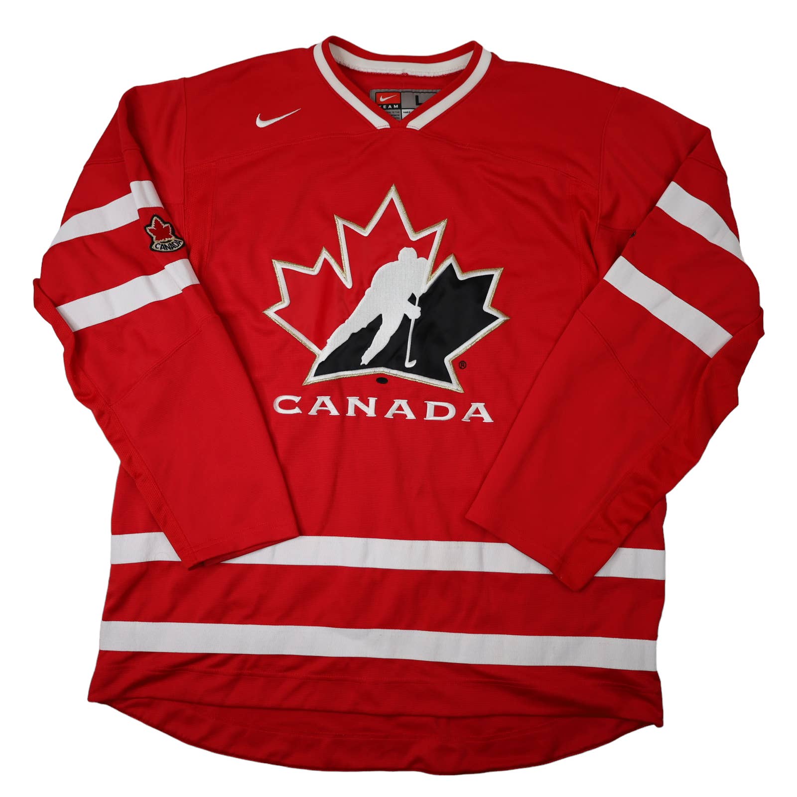 Adjunto archivo Mar nicotina Vintage Nike Canada Olympics IIHF Hockey Jersey - L – Jak of all Vintage