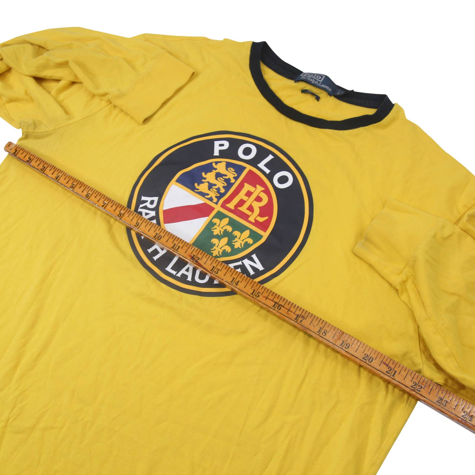 Polo Ralph Lauren Cookie Crest Graphic Long Sleeve T Shirt - L – Jak of all  Vintage