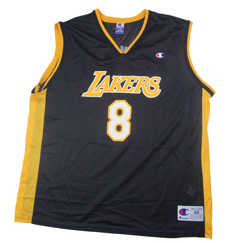 Vtg Youth Champion NBA Los Angeles Lakers Kobe Bryant #8 Jersey
