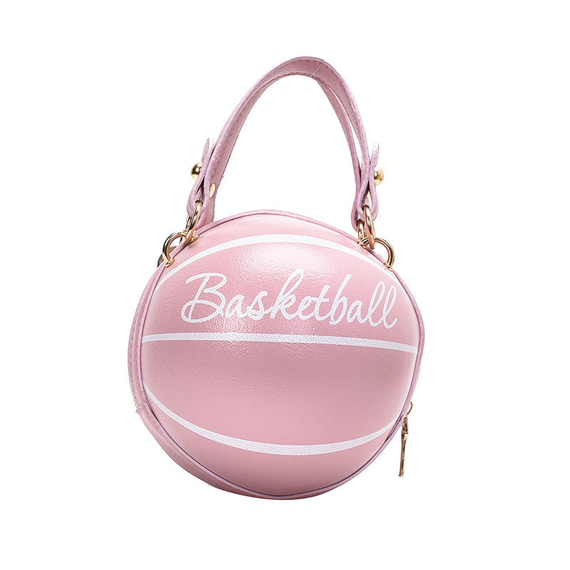 pink basketball bag