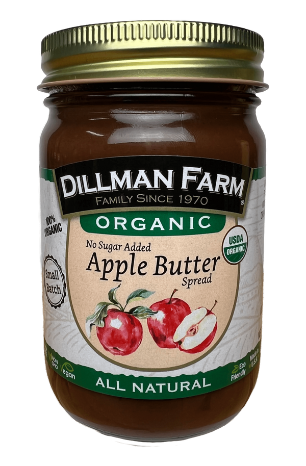 Organic No Sugar Added Apple Butter Spread | Dillman Farm