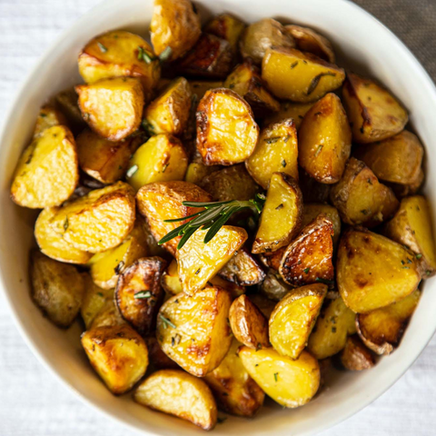 Braised Marble Potatoes - nourishingnutrients