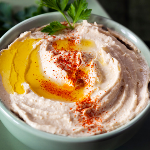 Zucchini Hummus Bowl raw 