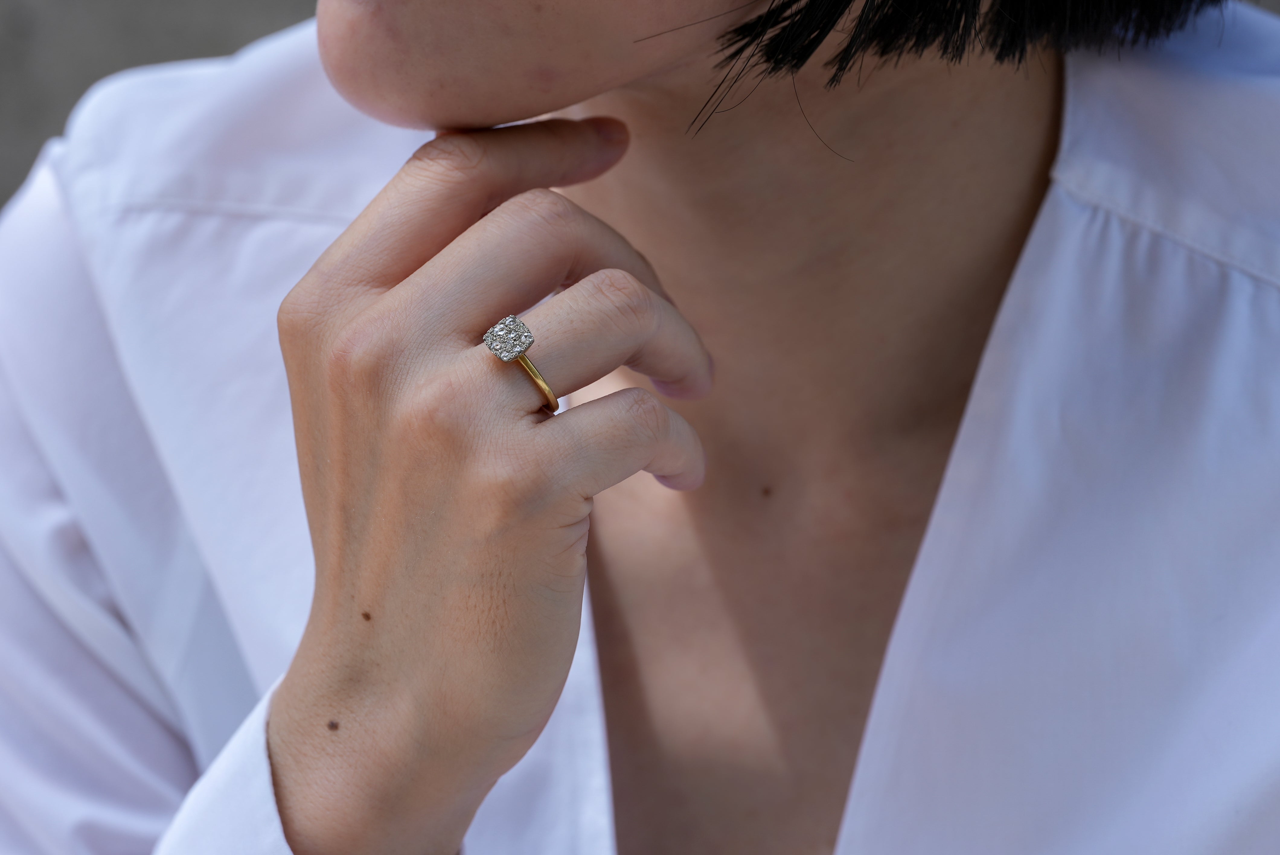 受注生産】Rosecut Pave Ring – hum online store