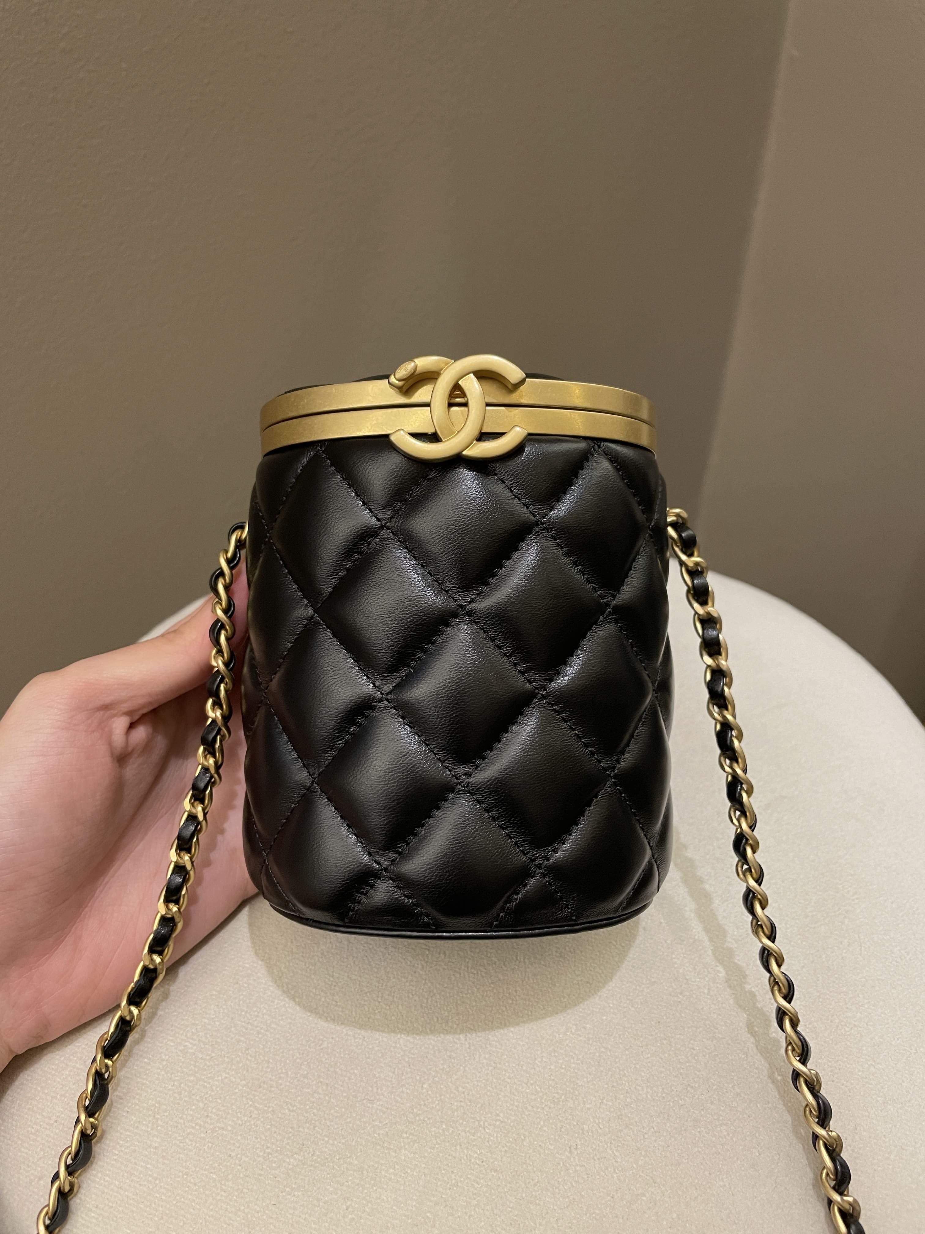 Chanel satin quilted box bag  Unique Designer Pieces