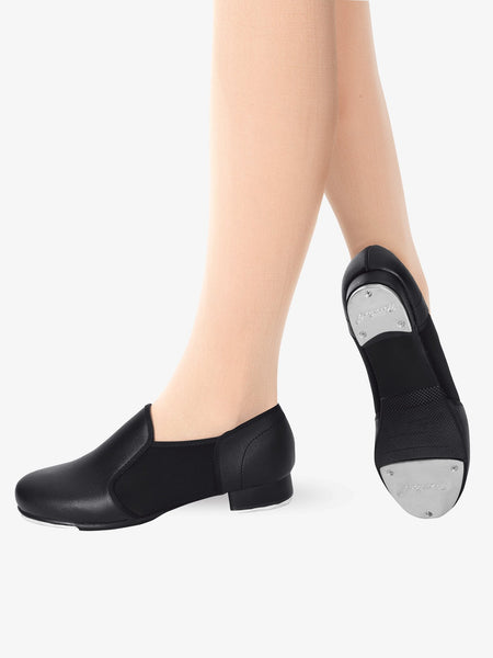 Theatricals Child Slip-on Black Tap Shoes – Dance Gear Etc.