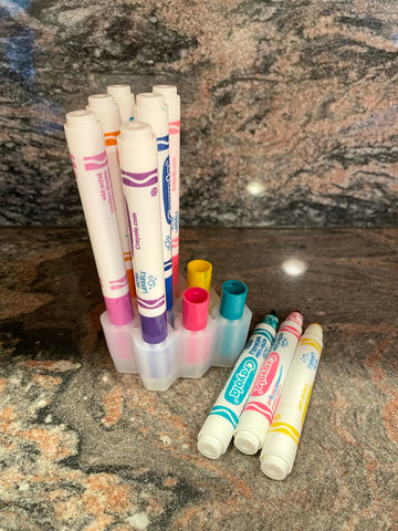  Big Bee, Little Bee - Marker Parker, Holder to Keep Markers  Organized, Fits Most Broad and Fine Tip Markers, 100% Silicone, As Seen on  Shark Tank, Markers Not Included (Marigold)