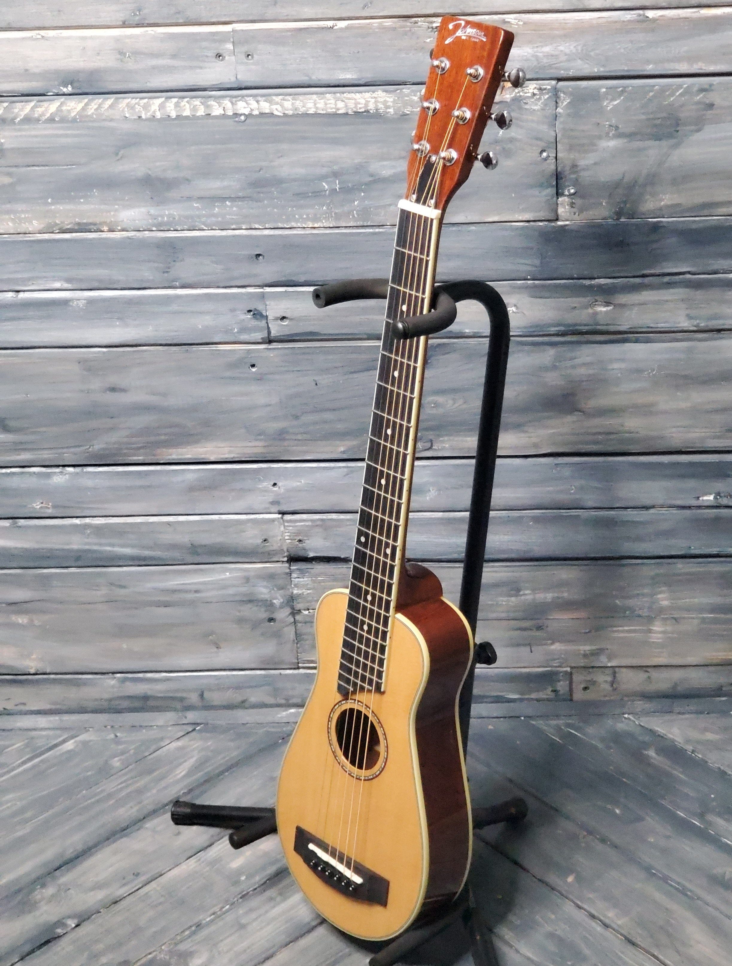 johnson left handed acoustic guitar