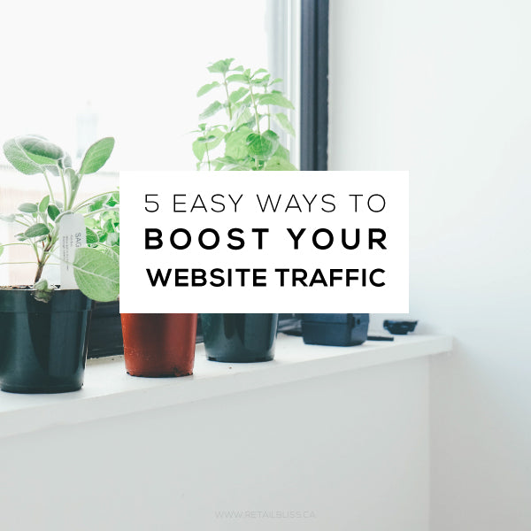 5 ways to boost your ecommerce traffic