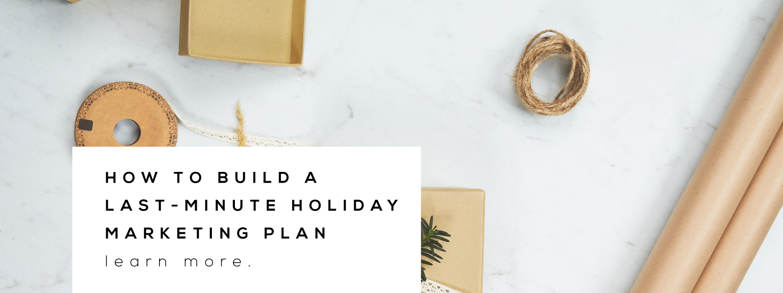 holiday marketing plan for makers