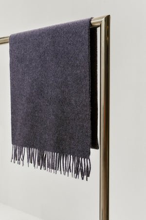 The Alpaca Wool Scarf - Anthracite Grey