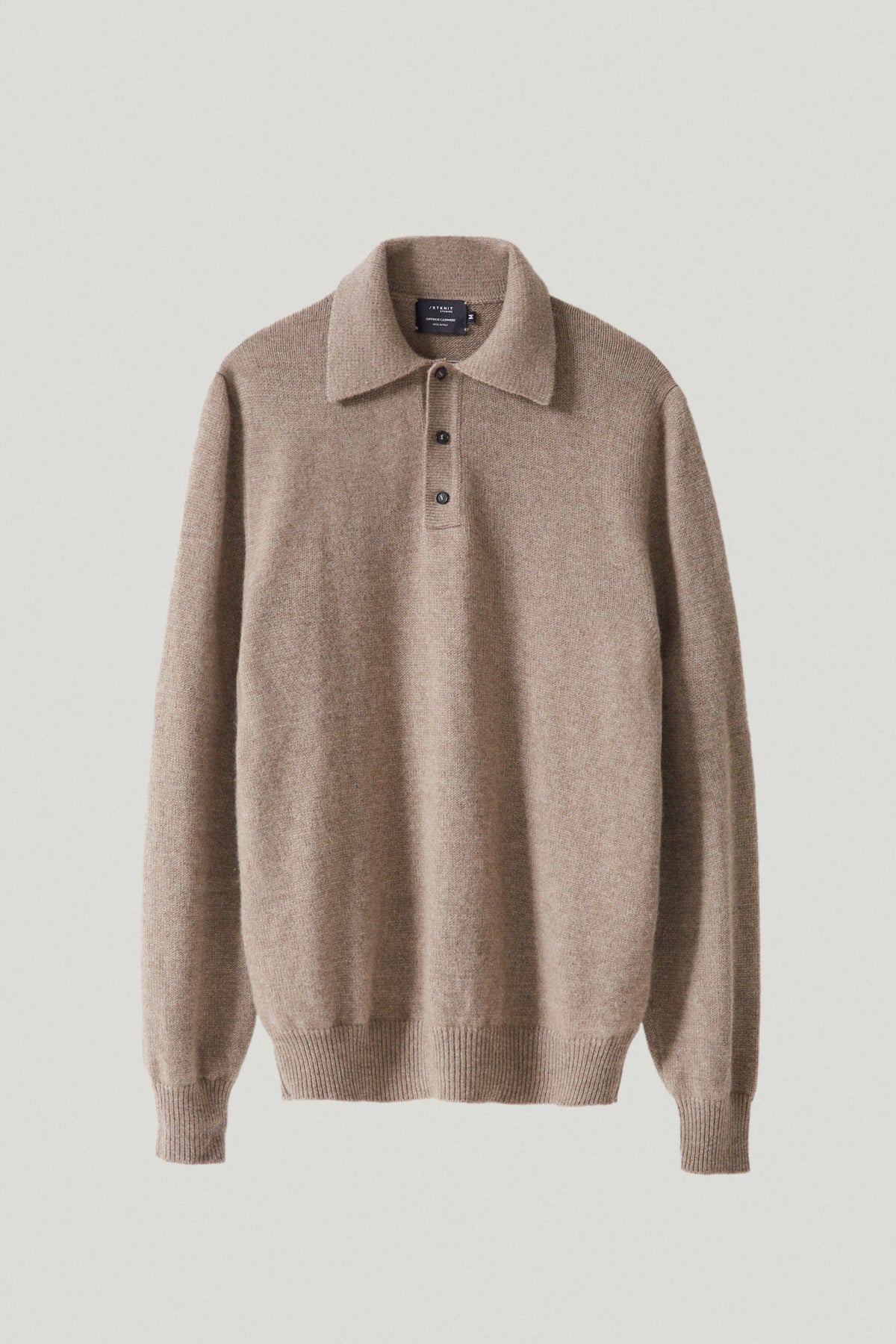 Men's Grey Cotton Crewneck Sweater | Le Alfré