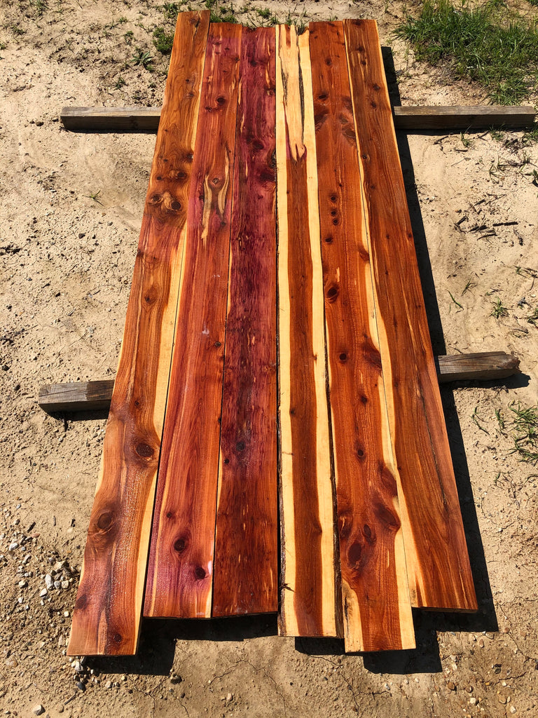 Eastern Red Cedar 1"x 8' Board Bundle – LA-Z Lumberjack