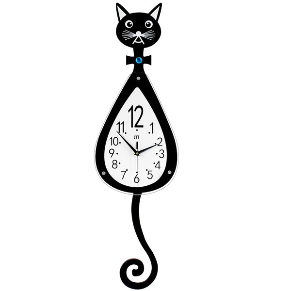 Horloge Chat Qui Bouge Boutique Du Chat Noir