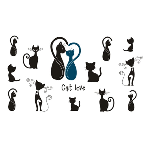 Tatouage Temporaire Chat Boutique Du Chat Noir Mots Cles Coeur