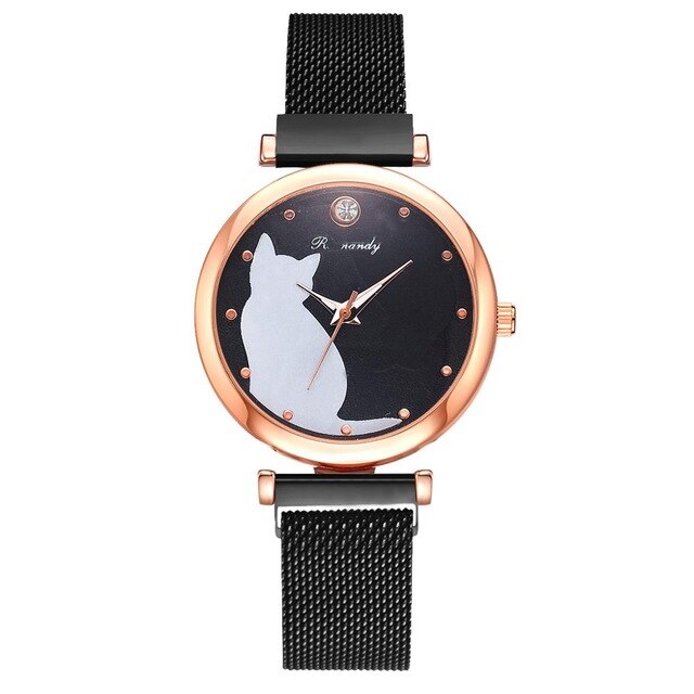 Montre Chat Pour Femme Boutique Du Chat Noir