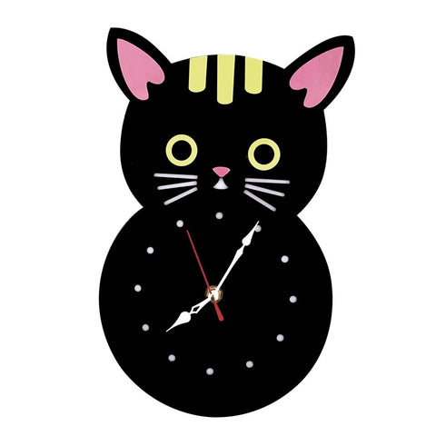 Horloge Chat Boutique Du Chat Noir