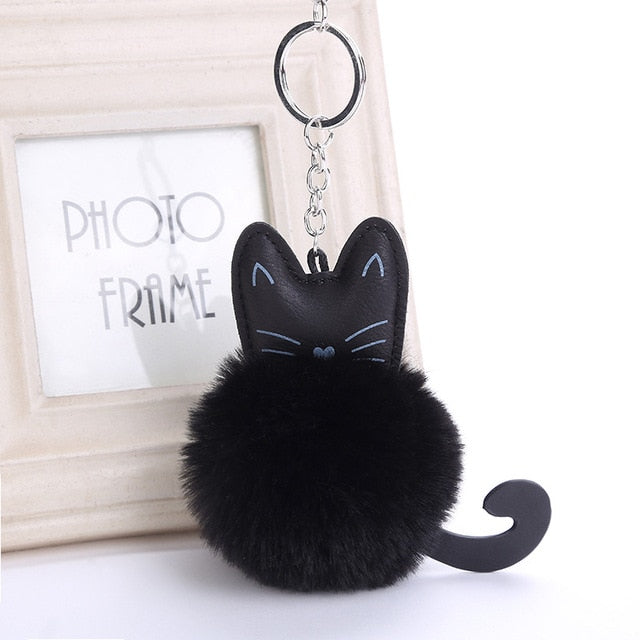 Porte Cle Chat Peluche Boutique Du Chat Noir