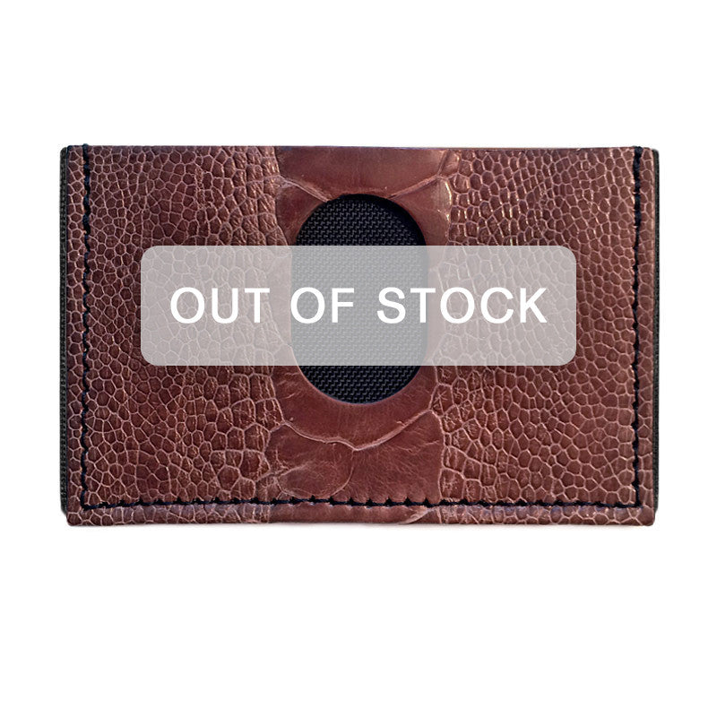 Ostrich Skin Wallet Exotic Wallets - Real Mens Wallets