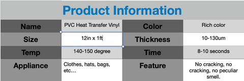 12 x 17 Monogram Small Pattern HTV Sheet Heat Transfer Vinyl Iron on – The  HTV Store